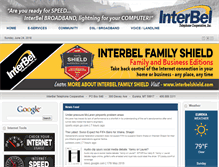 Tablet Screenshot of interbel.com